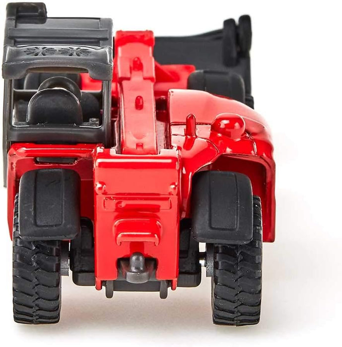 siku 1482, Carretilla telescópica Manitou MLT840, Metal/Plástico, Rojo, Brazo de carga móvil