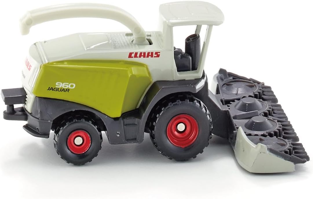 siku 1418, Claas Forage Harvester, Metal,Plastic, White,Green, Swivelling ejection pipe Claas silage chopper