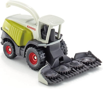 siku 1418, Claas Forage Harvester, Metal,Plastic, White,Green, Swivelling ejection pipe Claas silage chopper