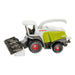 siku 1418, Claas Forage Harvester, Metal,Plastic, White,Green, Swivelling ejection pipe Claas silage chopper
