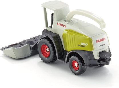 siku 1418, Claas Forage Harvester, Metal,Plastic, White,Green, Swivelling ejection pipe Claas silage chopper