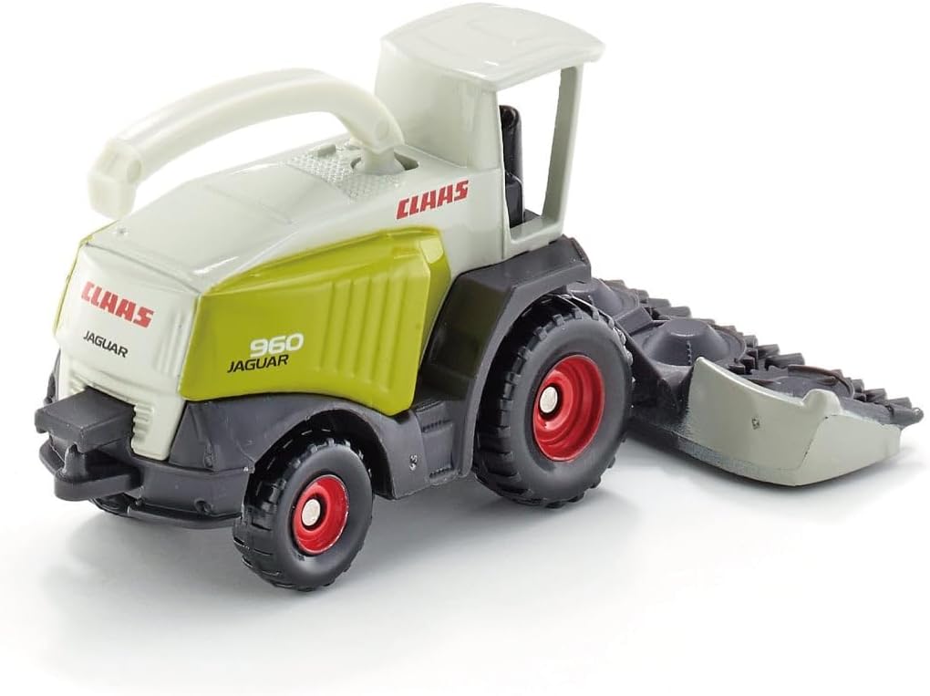 siku 1418, Claas Forage Harvester, Metal,Plastic, White,Green, Swivelling ejection pipe Claas silage chopper