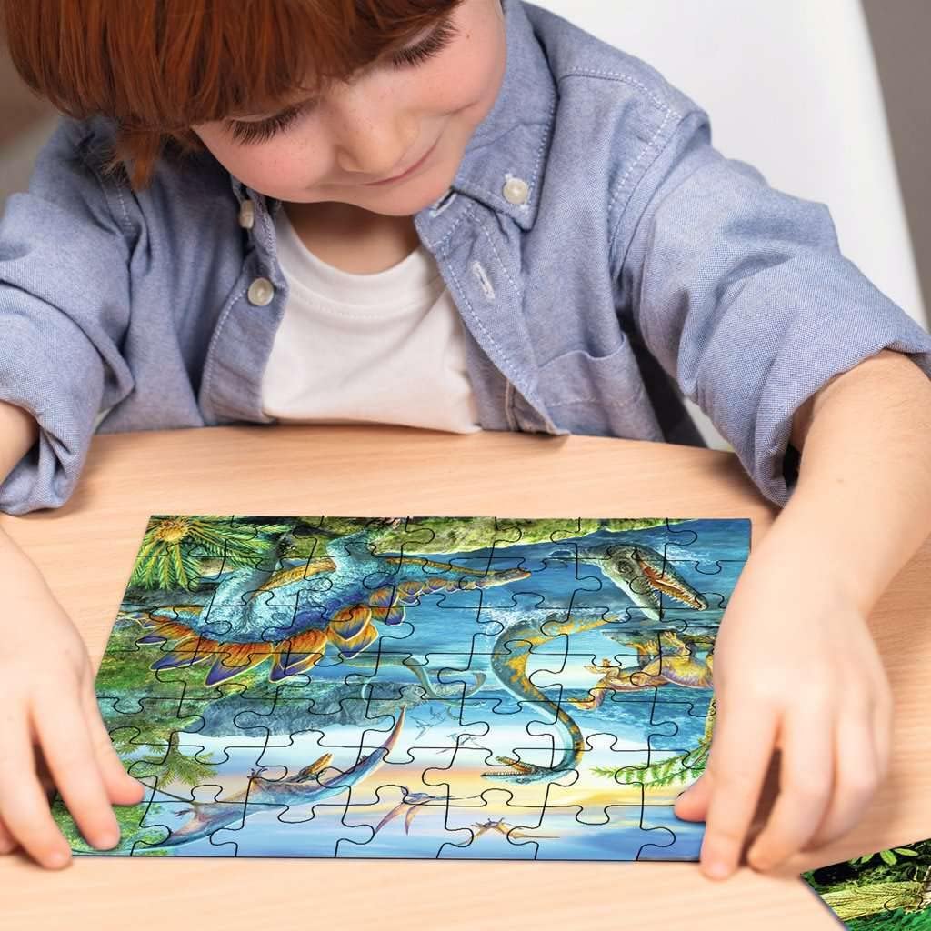 Ravensburger Puzzle – 09317 Child Classic – 3 x 49 Pieces – The Fascination of the Dinosaurs