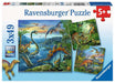Ravensburger Puzzle – 09317 Child Classic – 3 x 49 Pieces – The Fascination of the Dinosaurs