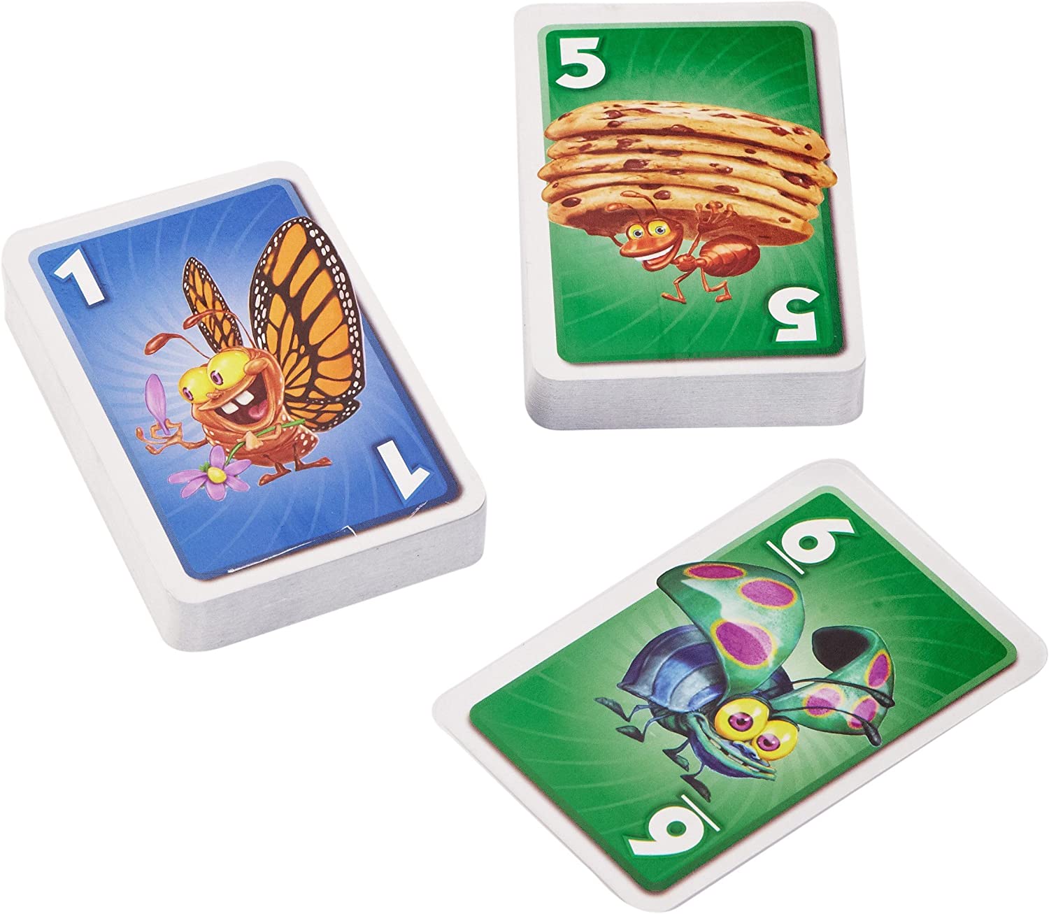 Mattel Games T1882 - Skip-Bo Junior Kartenspiel für Kinder, geeignet für 2 - 4 Spieler, Spieldauer ca. 30 Minuten, ab 5 Jahren, 1 Stück