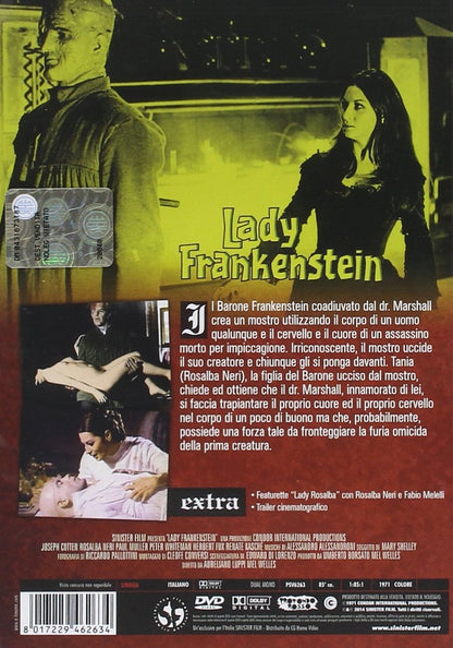 lady frankenstein dvd Italian Import