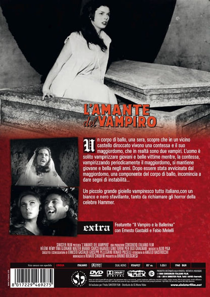 l'amante del vampiro dvd Italian Import
