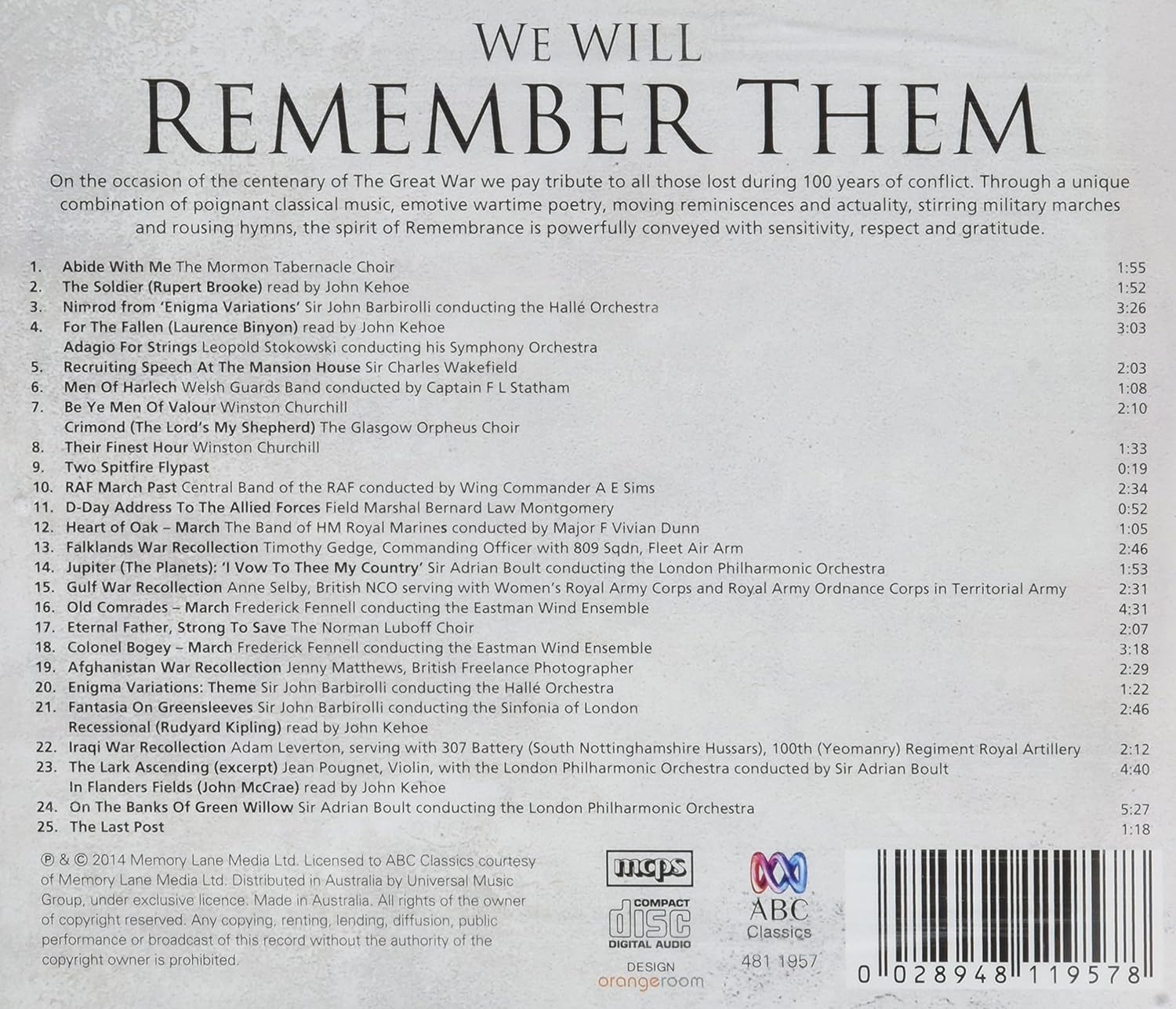 We Will Remember Them