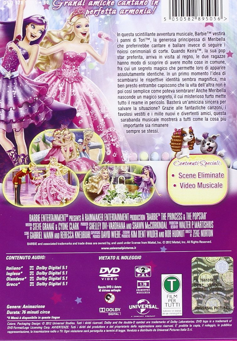 Barbie La Principessa E La Pop Star