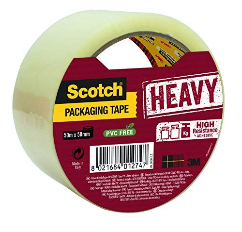 Scotch Secure Seal Packaging Tape Transparent 50mm x 50m (Pack 1) - 7100300849