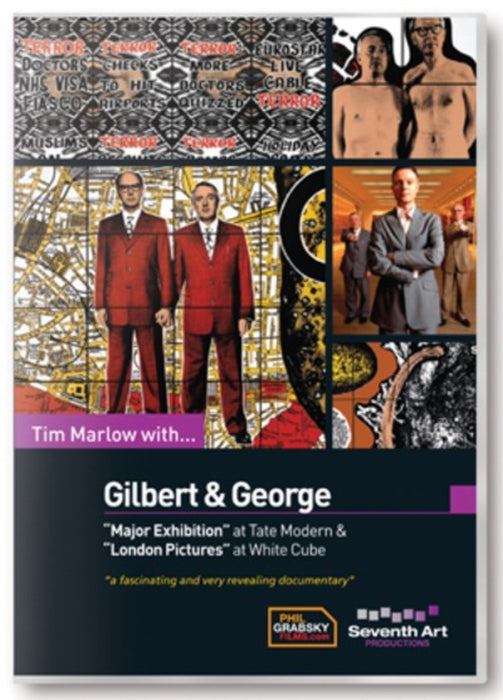 Tim Marlow With Gilbert and George