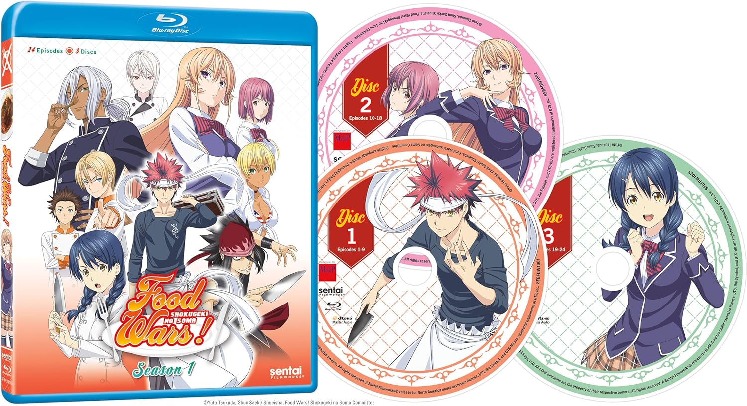 FOOD WARS - FOOD WARS (3 Blu-ray)