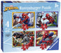 Ravensburger - Puzzle Spiderman, Collezione 4 in a Box, Idea Regalo per Bambini 3+ Anni, Gioco Educativo e Stimolante, 4 Puzzle 12-16-20-24 Pezzi
