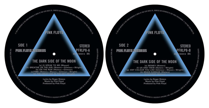 Rock Off Pink Floyd - Dark Side Of The Moon (Tappetino Per Giradischi) Ufficiale