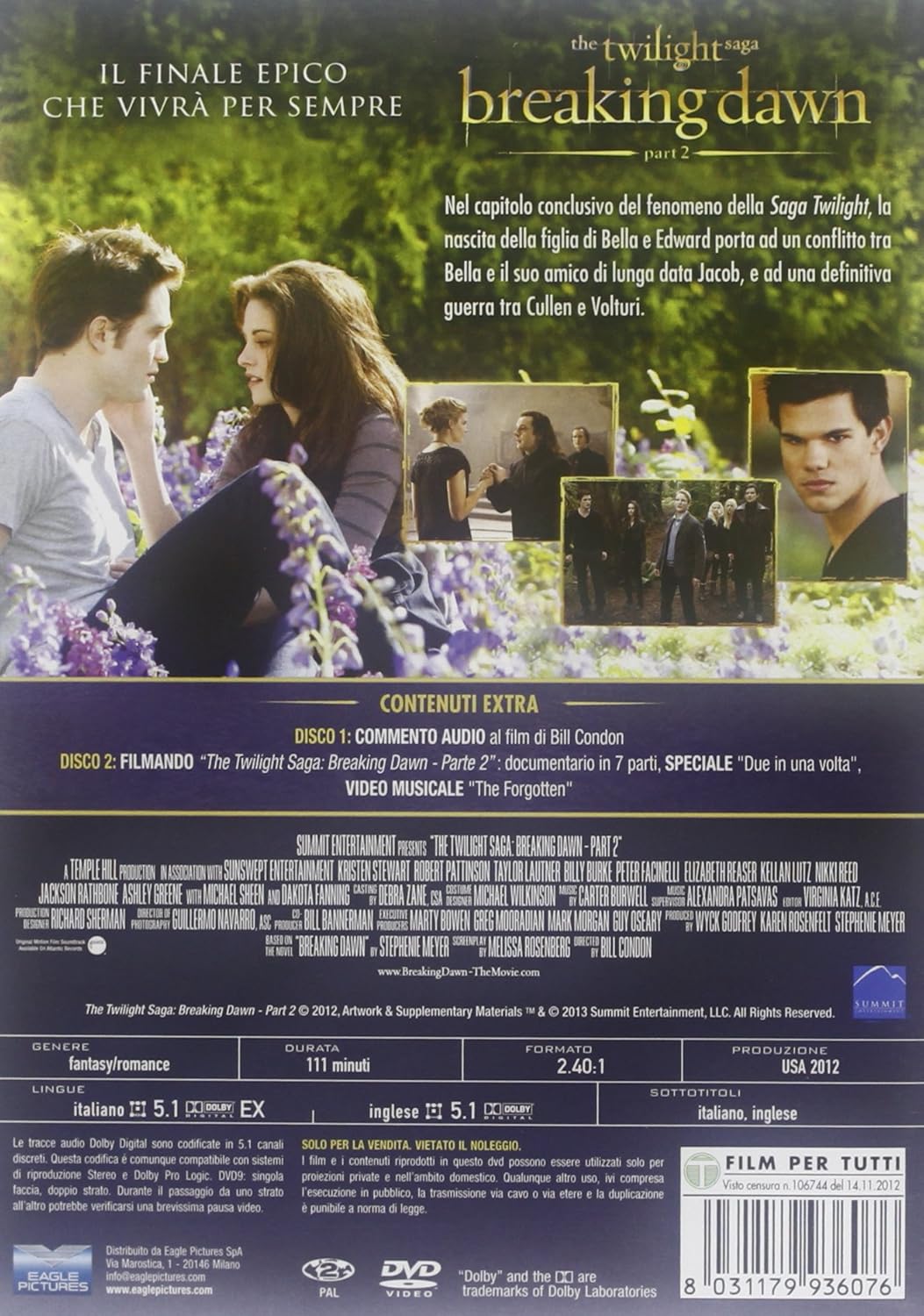 Breaking Dawn - Parte 2 - The Twilight Saga (Special Edition) (2 Dvd)