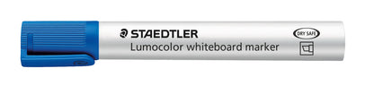 STAEDTLER 351 B-3 Lumocolor Whiteboard Marker Chisel Tip -Blue (Box of 10