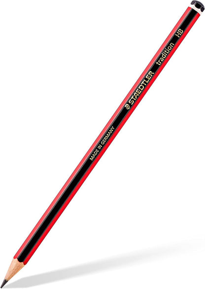 Staedtler 61 110C6 Tradition Sketching Pencil with Mars Plastic Eraser/Metal Sharpener (Pack of 6