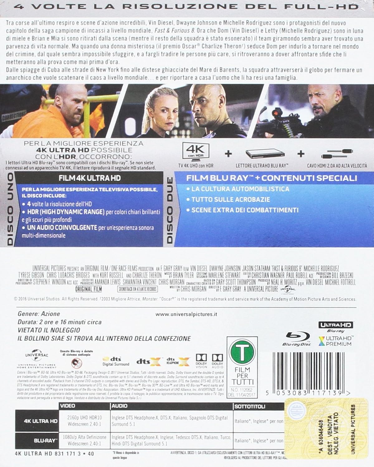 The Fate of the Furious   (English audio)