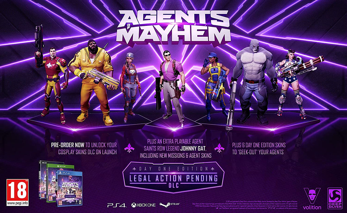Agents of Mayhem: Day One Edition (PS4