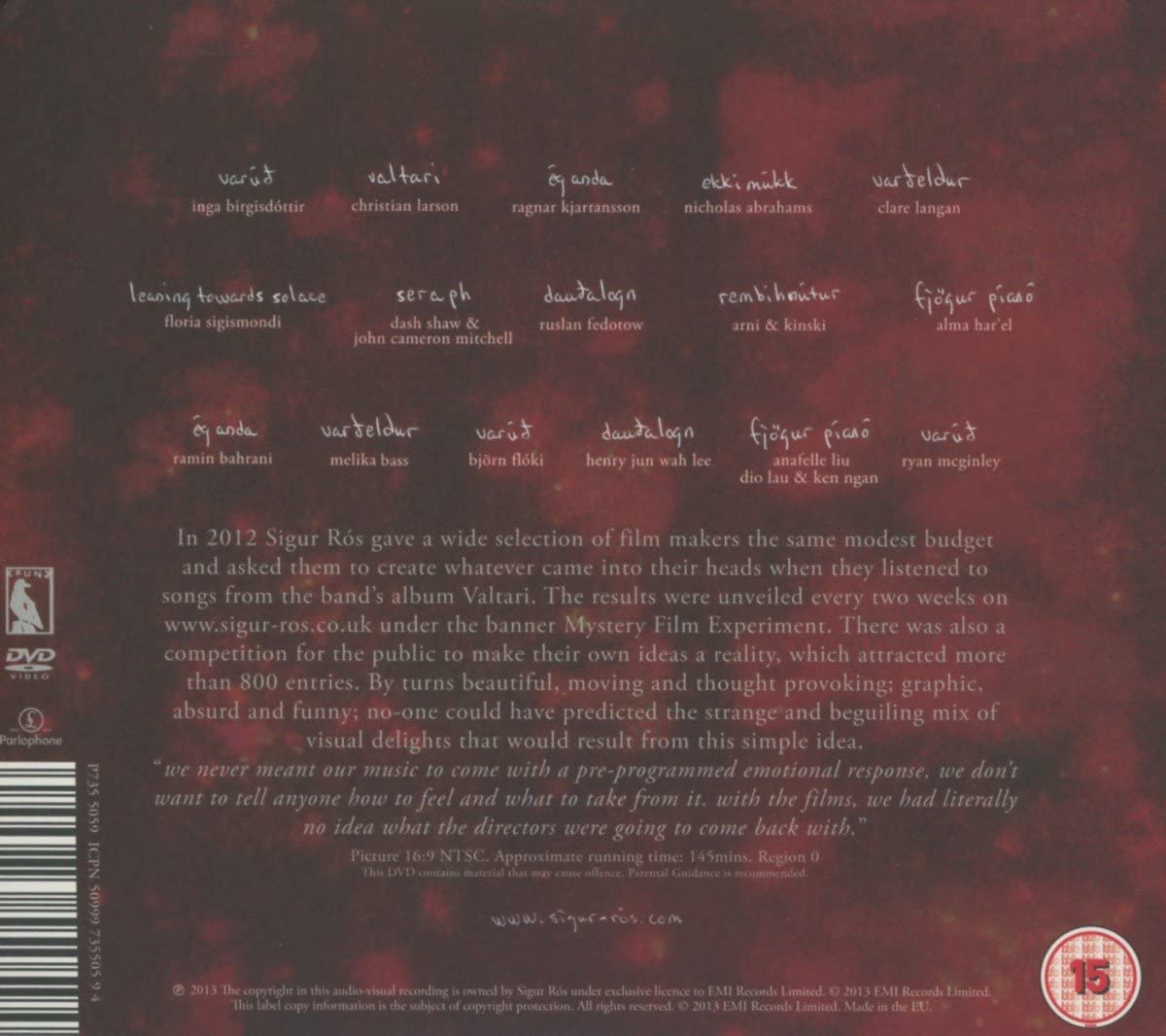 Sigur Ros: Valtari Film Experiment