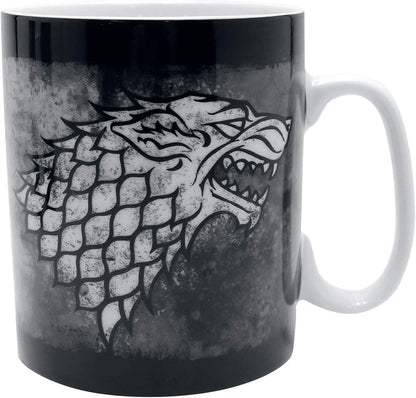 ABYstyle - GAME OF THRONES - gift box - Mug + Keychain + "Stark" Badges