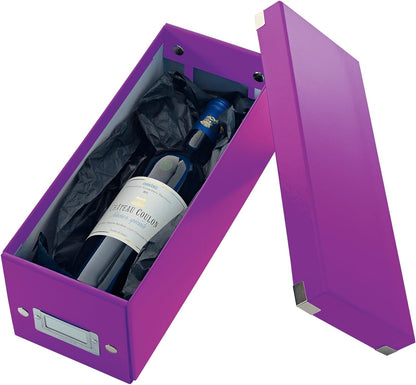 Leitz Storage Box, Purple, Click and Store Range, 60410062