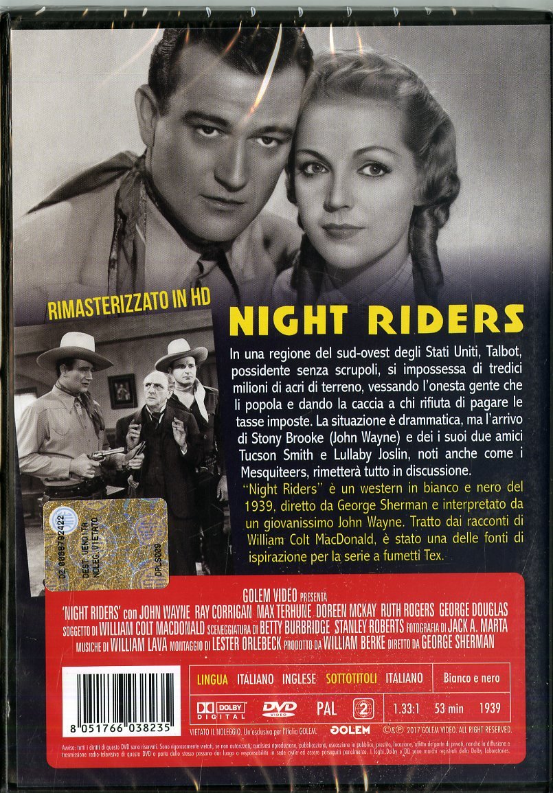 night riders (rimasterizzato in hd) - rmx DVD Italian Import