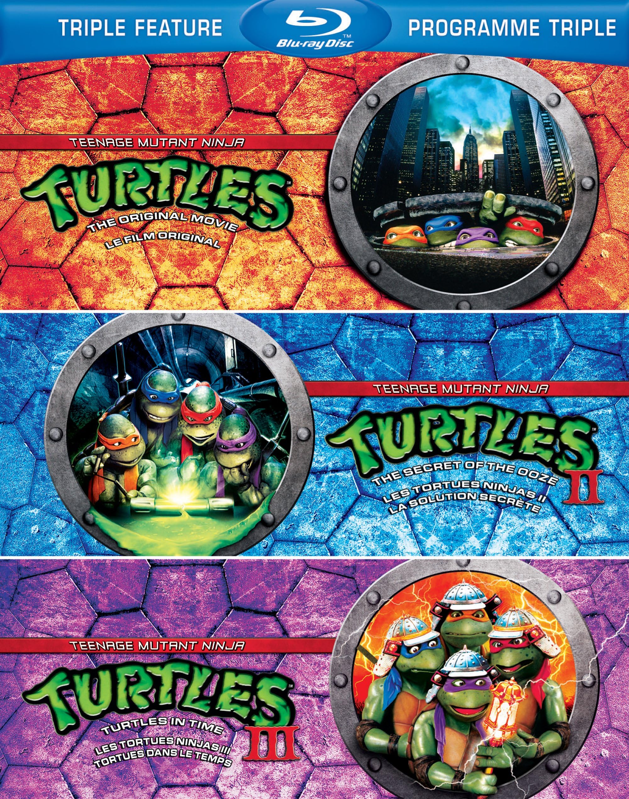 Teenage Mutant Ninja Turtles 1-3 (Triple Feature) (Blu-ray