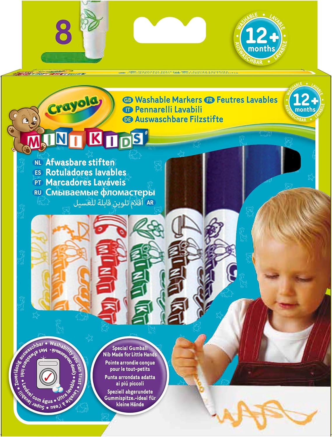 Crayola Beginnings First Markers (8 Pack