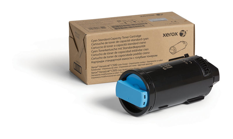 Xerox Original Versalink C500 / C505 Cian Cartucho De Tóner Estándar Capacidad (2,400 Páginas) - 106R03859