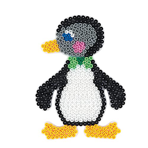 Desconocido- Hama Tablero de Clavijas de pingüino, Color Mixto, Small (301