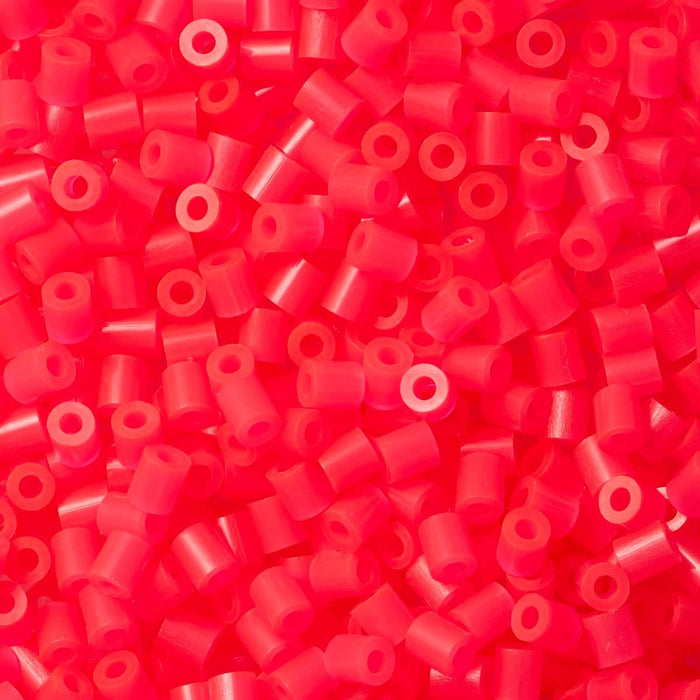 Hama Beads Bag | Approx. 1000 Midi Fuse Beads | Mosaic Decoration Arts & Craft for Creative Children Ages 5+ | Neon Fuchsia