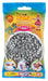 Hama Perlen 207-17 Bügelperlen Beutel mit ca. 1.000 Midi Bastelperlen mit Durchmesser 5 mm in Grau, kreativer Bastelspaß für Groß und Klein grau, Grau