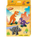 HAMA BEADS 10.3434 - Mosaicos con rejilla Dinosaurios, Incluye 2000 perlas