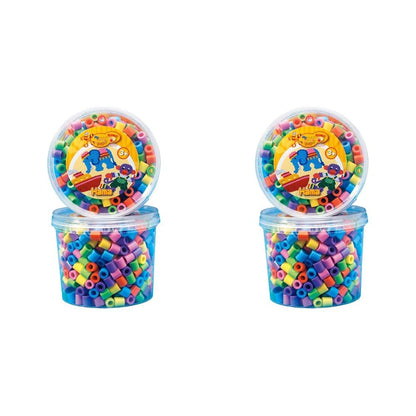 Hama 10.8571 Maxi Beads in tub, Mixed, Klein