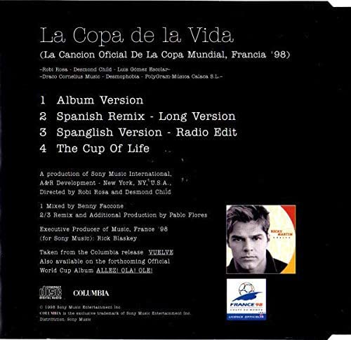 La Copa De La Vida Remixes