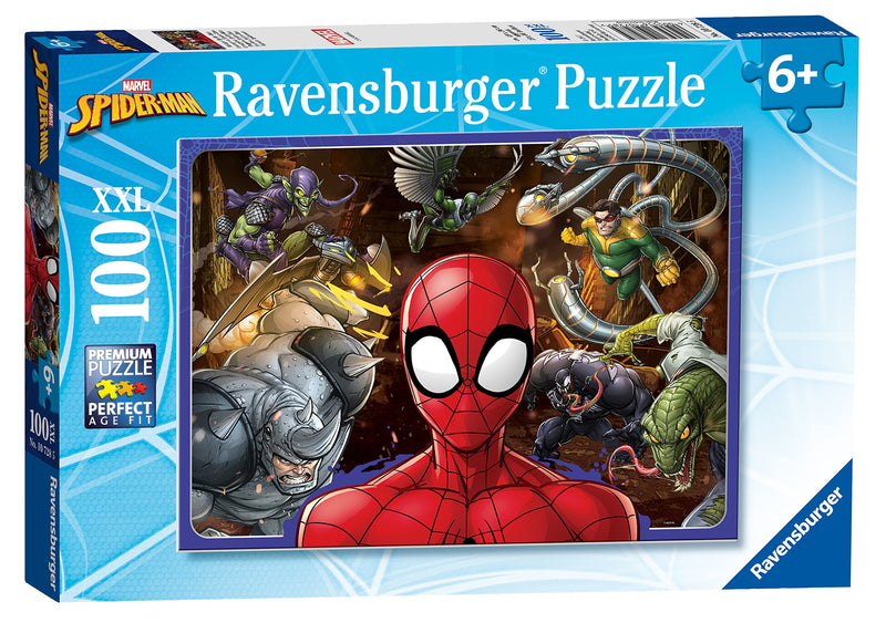 Ravensburger Marvel Spiderman 100 Piece Jigsaw Puzzle for Kids Age 6 Years and Up