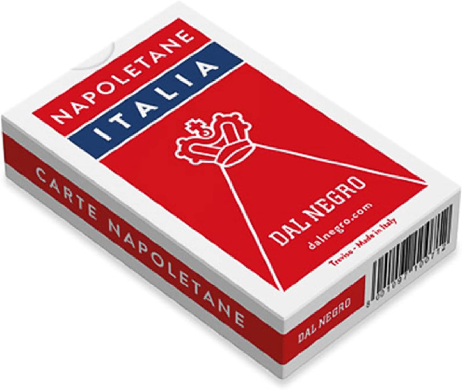 Dal 10071 - Neapolitan Italia Regional Playing Cards, Red Case, Ages 3 and Up