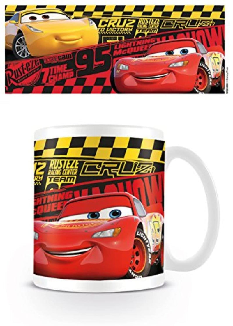 Pyramid International Cars 3 (Duo) Official Boxed Ceramic Coffee/Tea Mug, Paper, Multi-Colour, 1 Count (Pack of 1