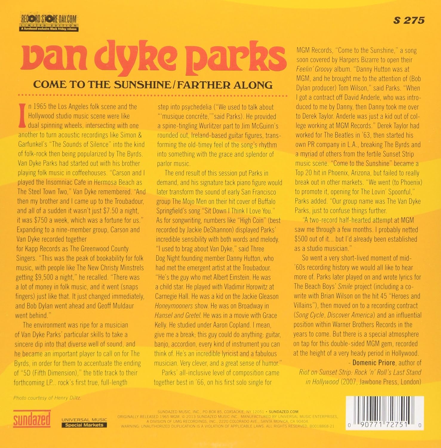 Come To The Sunshine / Farther