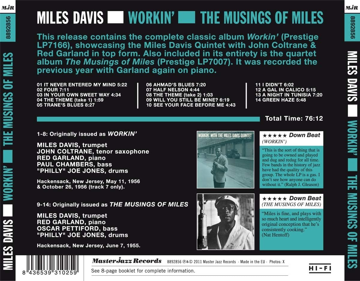 Workin` + the Musings of Miles