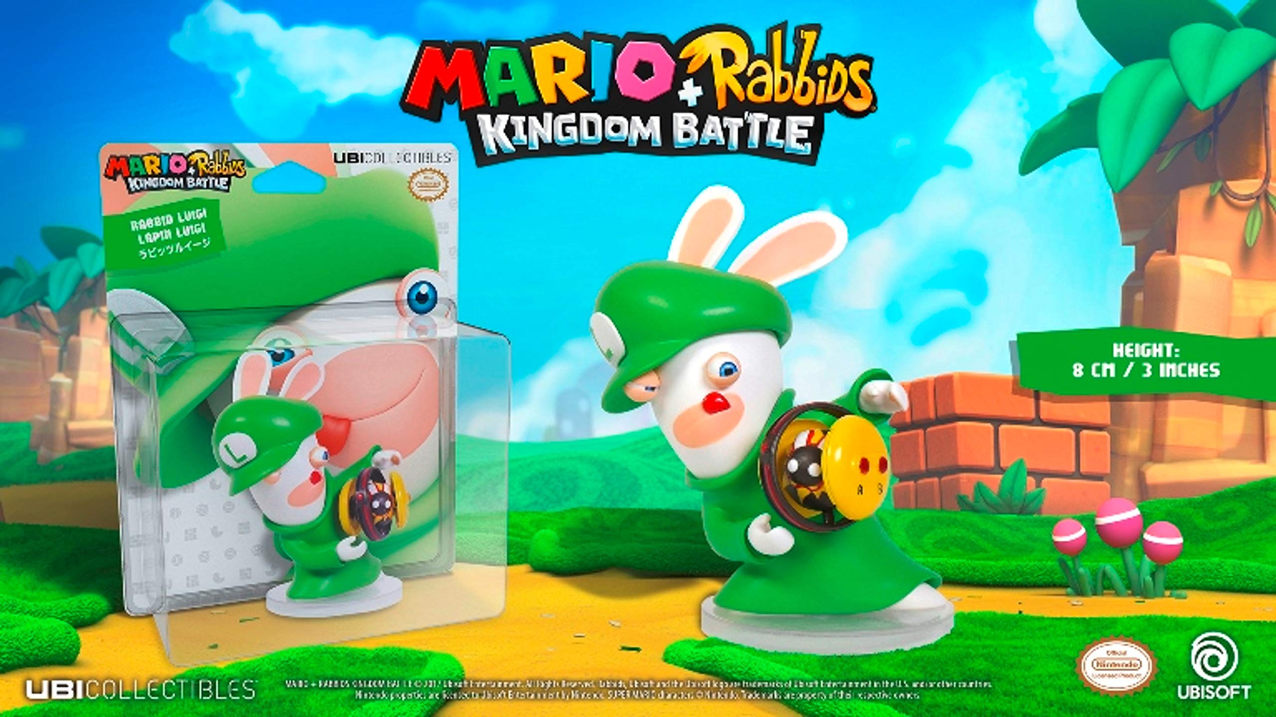 Mario + Rabbids Kingdom Battle: Rabbid Luigi 3’’ Figurine