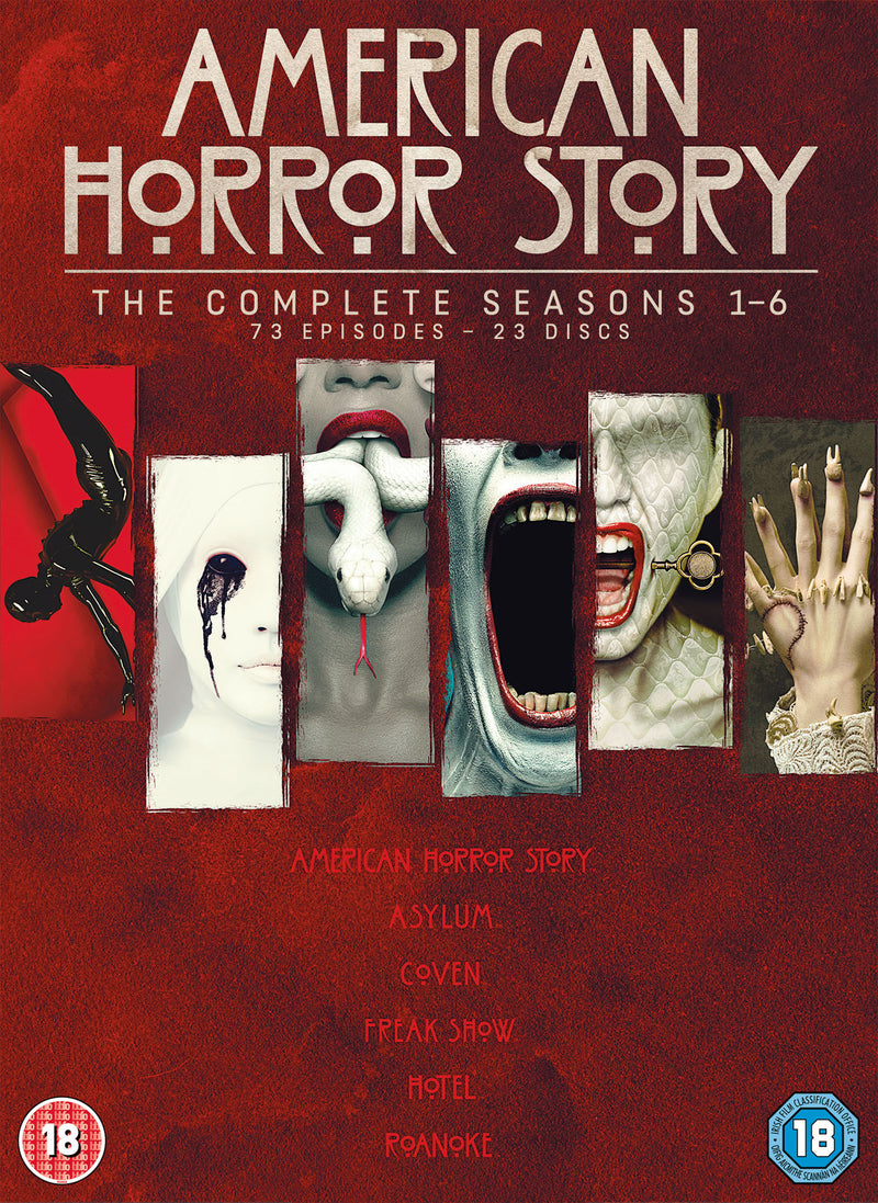 DVD6 - American Horror Story Seasons 1-6 (6 DVD