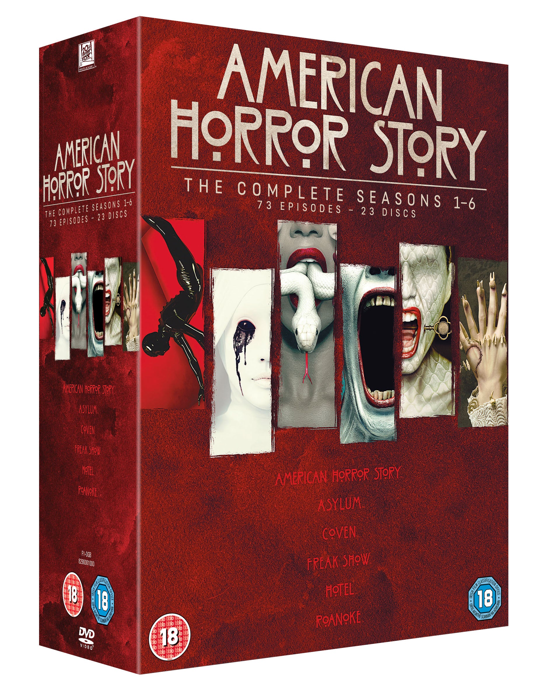 DVD6 - American Horror Story Seasons 1-6 (6 DVD