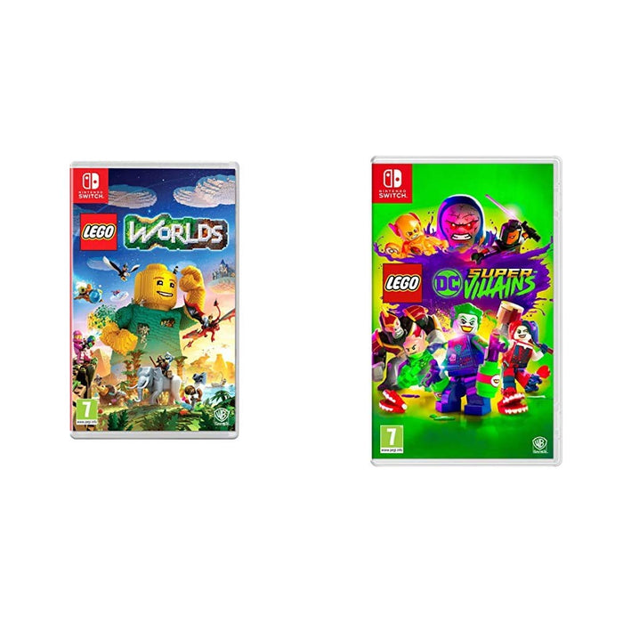 LEGO Worlds (Nintendo Switch) & LEGO DC Super-Villains (Nintendo Switch)