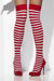 Smiffys Opaque Hold-Ups, Red & White
