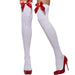 Smiffys Opaque Hold-Ups, White