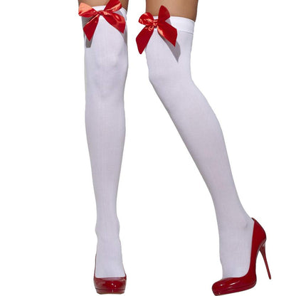 Smiffys Opaque Hold-Ups, White