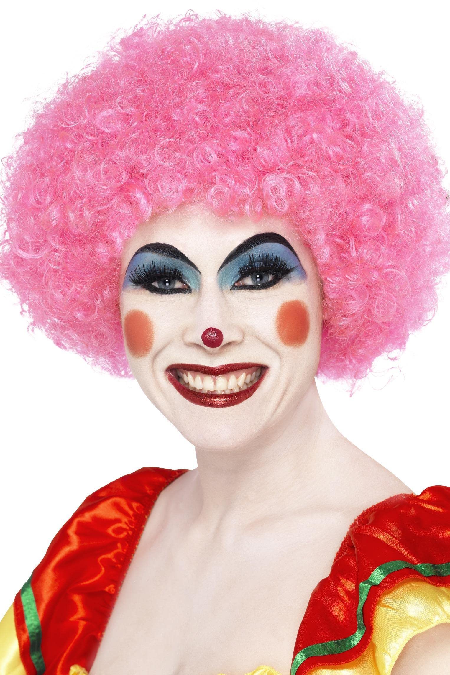 Smiffys Crazy Clown Wig, Pink