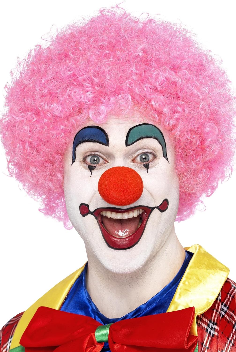 Smiffys Crazy Clown Wig, Pink